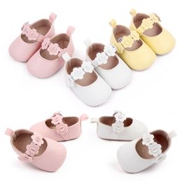 Baby Girl Shoes PU Leather First Walkers Kids Princess Sneakers Newborn Girls Crib Shoes