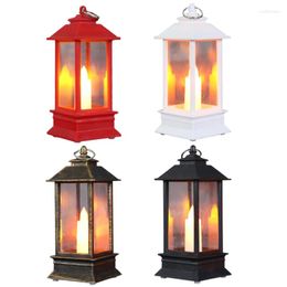 Christmas Decorations Living Room Flame Light Indoor Campfire Outdoor Decoration Lantern Hanging Lamp