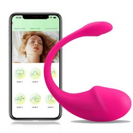 Beauty Items sexy Toys for Woman Bluetooth Bullet Vibrator Wireless APP Remote Control Vibrating Panties Couple Vaginal Massage Ball