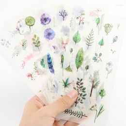 Gift Wrap 10pack/lot Kawaii Creative Flowers Planner Scrapbooking Sticky Decorative DIY Diary Stickers School Office Supplies