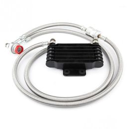 Engine Assembly 1Set Durable 85Ml Oil Cooler Cooling Radiator System Kit For Gy6 100Cc150Cc Easy Installing Motor Accessories1 Drop Dhltq
