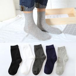 Men's Socks 1 Pair Solid Sports Sweat Absorbent Invisible Ankle Men Non Elastic Pure Cotton Breathable Male Sock#0316