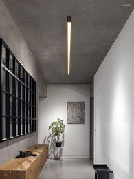 Ceiling Lights Long Strip Linear Lamp Minimalist Aisle Balcony Bedroom Led Dining Room Lustre Living