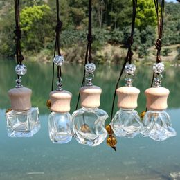 Car Perfume Bottle Air Freshener Hanging Essential Oil Fragrance Diffuser Pendant Car Ornament Decoration