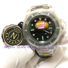 2 Color V10 Version Watches Mens 40MM Black Green Ceramic Bezel N Factory 904L Steel Automatic Cal 3135 NoobF 116610 Men Eta V10S 301l
