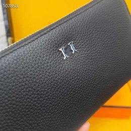 Brand Designer Brand Wallets Card Bag 2024 New Mens and Womens Universal Fashion Texture Purse Multifunctional Zipper Purse Gift Box Packaging Factory Direct Sale