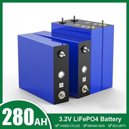 32PCS 3.2V 280AH LifePO4 Brand New Rechargeable LFP Lithium iron phosphate Battery Grade A Cell For RV EV Boats Yacht Golf Carts