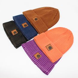 Fashion Designer Hats Luxury Beanie Mens Beanies For Women Men Winter Hat Cotton Leather Letter Hats