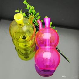 The Colour of water glass Snuff Bottle Gourd Wholesale Glass bongs Oil Water Pipes Rigs Smoking