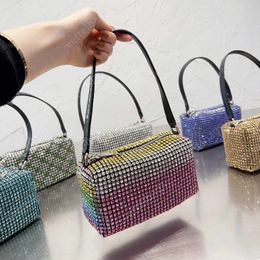 6 Colours Rhinestone Shoulder Bags Fashion Party Handbags Mini Luxury High-Quality Shoulder Bag Travel Classic Handbag Artwork Wholesale Designers Totes