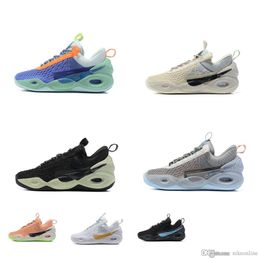 Mens Cosmic Unity basketball shoes James Lebron 18 sneaker South Beach Blue Light Bone Wolf Grey White Gold Black Green tennis with box size