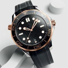 s Mens Watches For Men Professional Sea Diver Watch Automatic Movement 42mm Ceramic Bezel Master Waterproof Watches253M