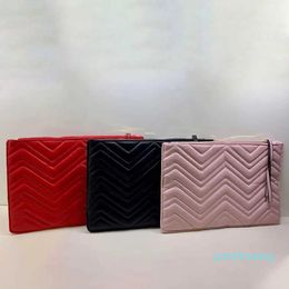 Clutch Bags shoulder bag designer handbags women messenger bags 54 clutch Stripes Crossbody Bags female black purse