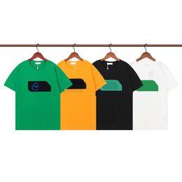 Дизайнерская футболка Лето с коротким рукавом волны Футболка Мужчины Женщины Любители роскошные футболки Мода старший Чистый хлопок высокого размера XS-4XL BL02