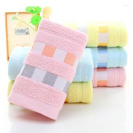 Towel 34x74cm Pure Cotton Face Towels For Adults Quick-Dry Thicken Soft Absorbent Washcloth High Quality