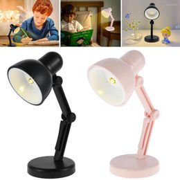Table Lamps Mini LED Lamp Foldable Desk Light Battery Operated Night Reading Book Flexible Eye Care