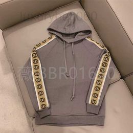 Erkek Hoodies Sweatshirts Tasarımcı Double G Yansıtıcı Şerit Kapüşonlu Kazak Gevşek Besleme UNISEX TOP 5TY9