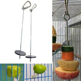 Other Bird Supplies Toy Skewer Fruit Spear Hanging Holder Pet Parrot Parakeet Small Animal Stainless Steel Fork