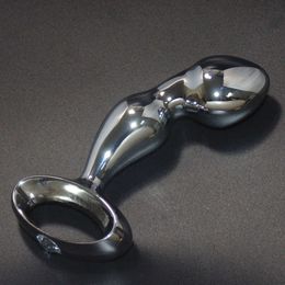 Beauty Items Stainless Steel Anal Plug Metal Prostate Massage Wand Butt sexy Toys