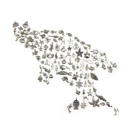 Charms 100Pcs Diy Charm Handmade Crafts Sier Mini Ocean Dolphin Shell Pendant Bk Lots Mixed Antique Jewellery Making1 Drop Delivery Fi Dhd6R