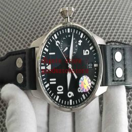Mens ZF Factory Wristwatches Automatic Mechanical Black dial 7 Days Power Reserve Cal 51111 Movement Men Working Numeral markers &292b
