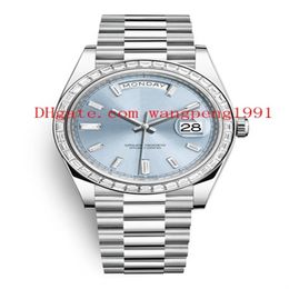 11 Style high quality Original Box watch 40mm 228396 228396TBR Cube Diamond Bezel stainless steel Movement Automatic watch Wristwa306C