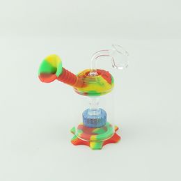 Silicone glass Philtre hookah fortress robot hookah glass middle tube silicone glue hookah