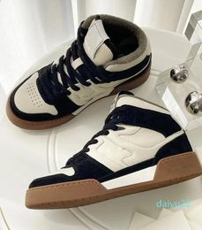 2022 new fashion Vintage-inspired Match High Top Sneakers Shoes Suede Panels Rubber Sole Men Famous Brands Comfort Outdoor Trainers Men's Casual Walking EU38-46