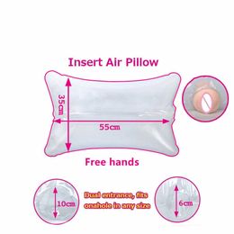 Beauty Items Insertable Masturbation Device sexy Pillow For Man Vagina Anal Hole Inflatable Masturbate Love Pillows Portable Handfree Toys