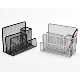 Mesh Desk Organiser File Storage Folder Holder Rack Metal Paper Tray Office Stationery Supplies Accessories