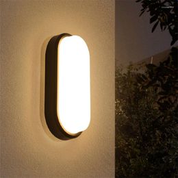 Wall Lamps 15W LED Outdoor Lamp Modern Waterproof Moistureproof Balcony Porch Light Garden Bathroom Exterior 85-265V