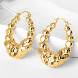 Hoop Earrings Diana Baby Jewellery 2022 Trend Irregular Copper Nigeria Large Style Set For Women Christmas Gift