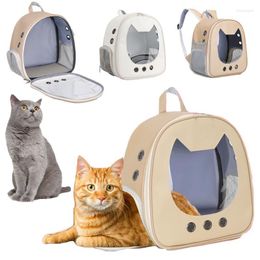 Cat Carriers Carrier Small Pet Bag Outdoor Carrying Backpack And Dog Universal Foldable Pets Chest Bags Supplies