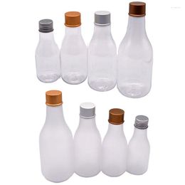 Storage Bottles 24 X 100ml 150ml 200ml 300ml Empty Gourd Plastic Skin Care Toner Cosmetics Packaging Containers More Screw Caps