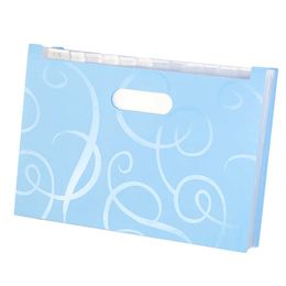 A4 Plastic Portable File Folder Extension Wallet Bill Receipt Sorting Organizer Office Storage Bag Folders Filing Products