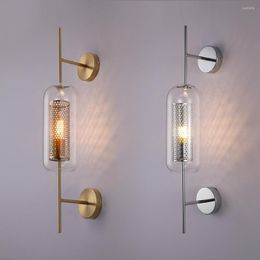 Wall Lamps Loft LED Retro Light Industrial Glass Modern Living Room Bedroom Dining Aisle Sconce Lighting Decor Fixture Lamp