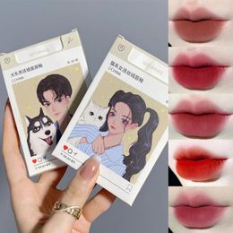 Lip Gloss 5pcs/set Velvet Matte Cigarette Case Non-stick Cup Liquid Lipsticks Waterproof Moisturizing Tint Makeup Cosmetic