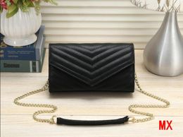 Women designer Totes Handbags chains Shoulder Bags tote bag black calfskin classic Oblique diagonal stripes quilted double flap medium cross body