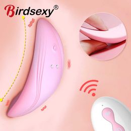 Beauty Items sexy toy Female Vibro Panties Vibrating Wireless Remote Control Wear Vibrator Butterfly Erotic Goods Shops