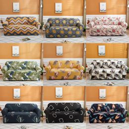 Chair Covers 34 Colour Geometric Pattern Sofa Cover Elastic Stretch Slipcover Couch Protect Cushion For Living Room Party Universal Furniture