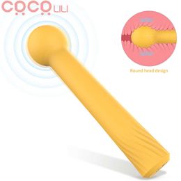 Beauty Items 9 Speed Soft Silicone Dildo Vibrator G Spot Clitoral Stimulator Couple AV Magic Wand Massager Waterproof Adult sexy Toy for Women