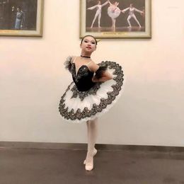 Stage Wear 2022 Professional Tutu Led Light Swan Lake Ballet Costume Child Girls Ballerina Dress Kids Pancake For Women