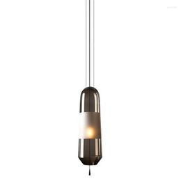 Pendant Lamps Nordic Creative Bedroom Bedside Glass Chandelier Living Room Sofa Designer Model