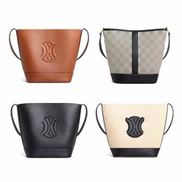 Latest Drawstring satchel TRIOMPHES Bag Women's mens purse bucket tote hobo crossbody Luxury Designer fashion smooth leather wallets handbag Shoulder buckets Bags