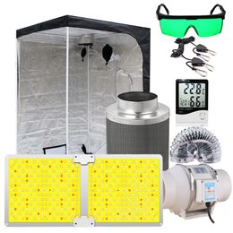 Dimmable Grow Light Set Grow Tent LED Kit Lamps Parts Plant Lightings Indoor Hydroponics Accessories succulent lamp