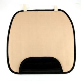 Steering Wheel Covers Cushions Car Seat Cover Mat Black 50 X 51.5cm 2pcs Plush Protector