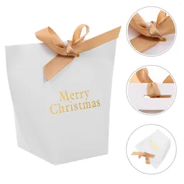 Christmas Decorations 10 Pcs Candy Bag Portable Container Practical Box