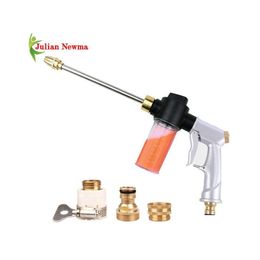 Watering Equipments High Pressure Water Gun Garden Hose Sprayer Washing Hine Car Washer Spray Nozzle Foam Sprinkler Irrigation Set T Dhqho