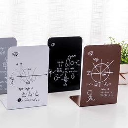 2Pcs Creative Decoration Book Stand ends L-shaped Desk Organiser Desktop Holder School Stationery Office Accessories