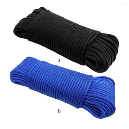 Outdoor Gadgets Auxiliary Rope Life-saving Wear-resistant Anti-Skid 31m Length Survival Paracord Professional Hiking Clothesline Camping